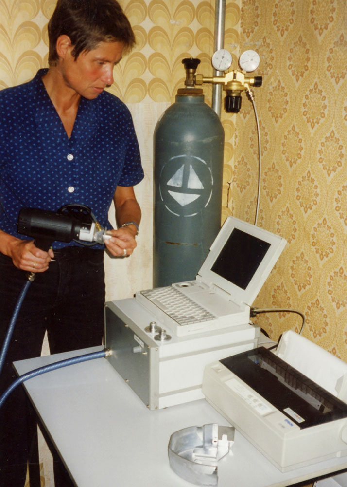 1998 Kauf erstes Spektralanalysegeraet